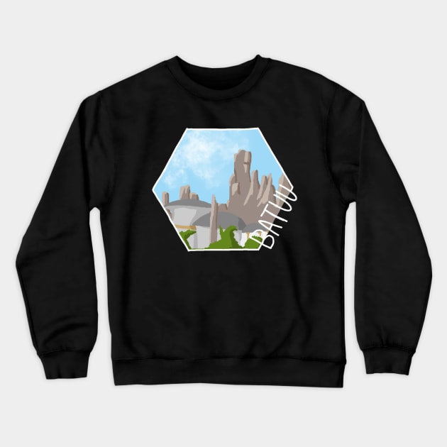 rock planet Crewneck Sweatshirt by basicallyamess